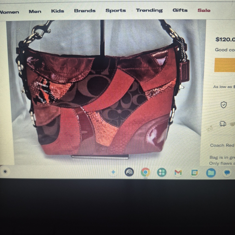 Coach Multicolor Patchwork Shoulder Bag